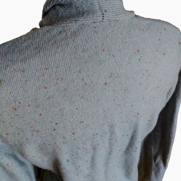 Classic San Francisco Light Grey Sweater with Colar Knot - Size Large - Picture 5 of 7